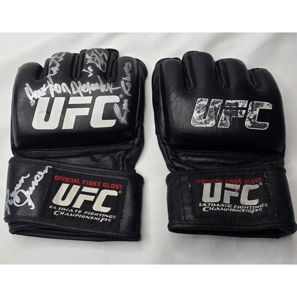 UFC Gloves Multiple Autographs